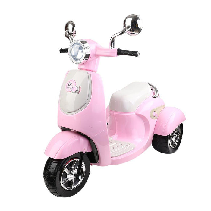 Vino Inspired Kids Ride On Car Scooter  | Pastel Pink