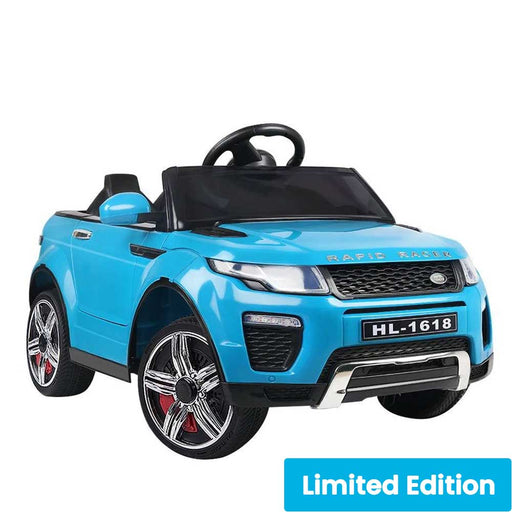 Range Rover Evoque Inspired Kids Ride On Car with Remote Control | Sky Blue