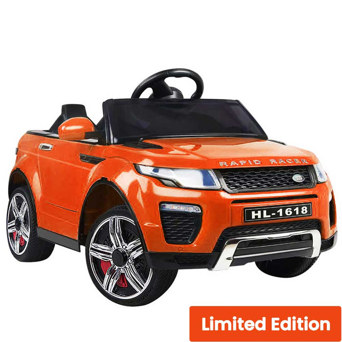Range Rover Evoque Inspired Kids Ride On Car with Remote Control | Flame Orange