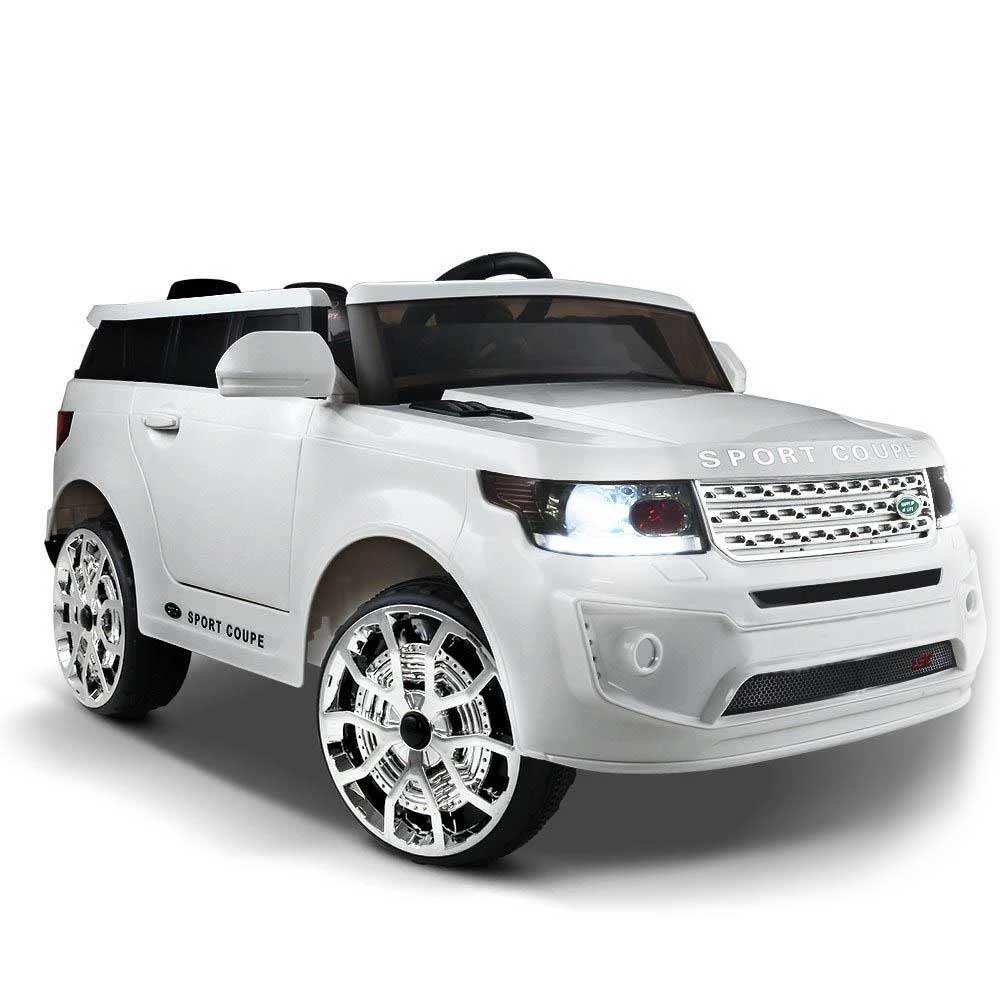 Range Rover Inspired Kids Ride On Car with Remote Control White