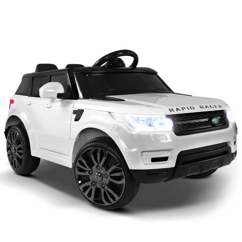Range Rover Inspired Kids Ride On Car with Remote Control Pearl