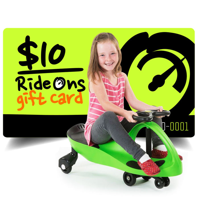 $10.00 AUD RideOns Gift Card