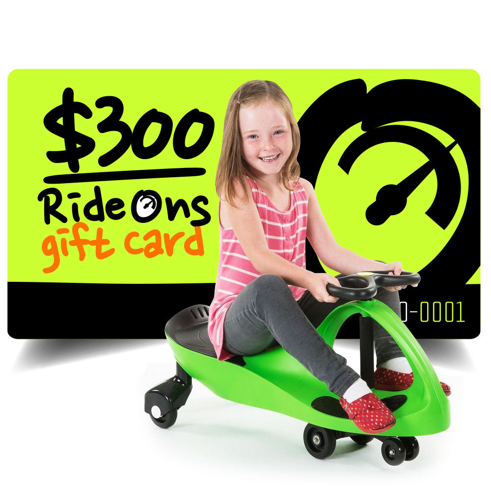 $300.00 AUD RideOns Gift Card