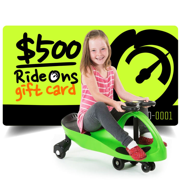 $500.00 AUD RideOns Gift Card