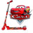Foldable, Portable & Height Adjustable Kids DISNEY CARS Scooter | Red