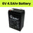 6V 4.5Ah Sealed Lead Acid DiaMec Replacement Battery | Black