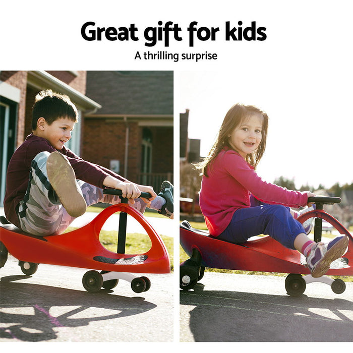 Sunny Days Kids Ride On Swing Car | Red
