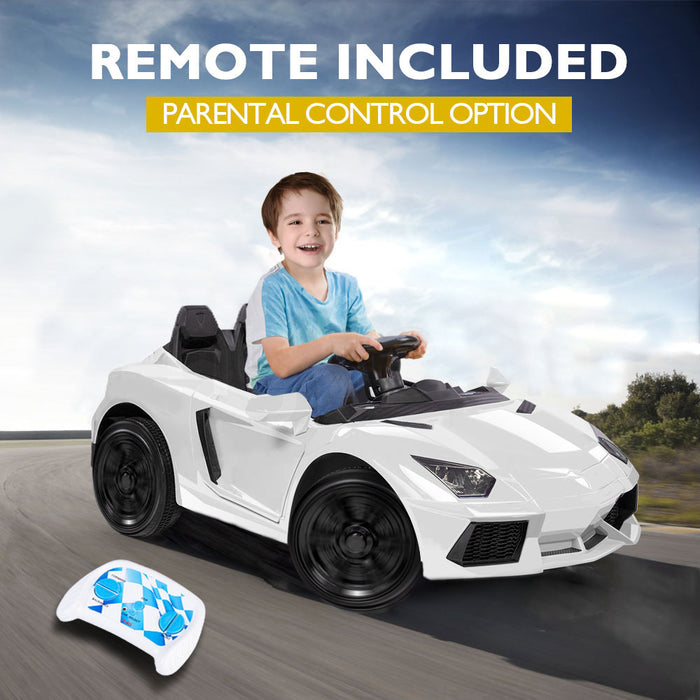 Remote Car Rideon Lamborghini Inspired Kids Ride On Car with Parental Remote Control | F ...