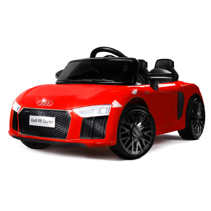 Audi R8 Spyder Licensed Kids Ride On Car with Remote Control | Red
