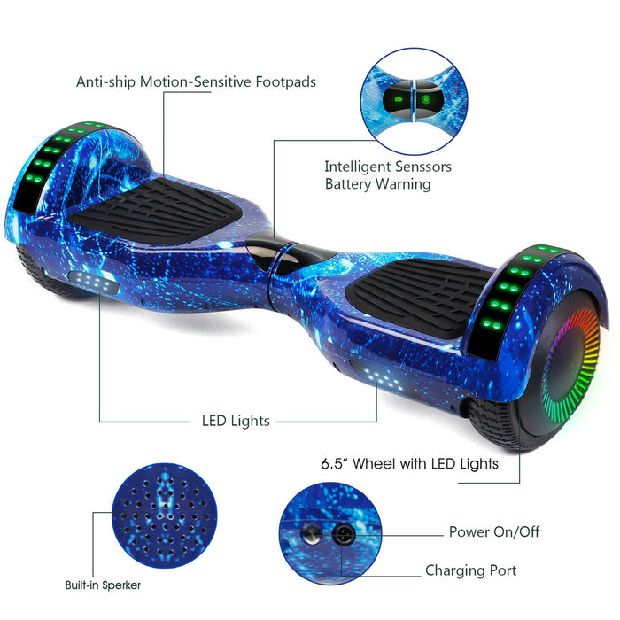 Smart-S W1 Hoverboard Personal Transport by Funado | Galaxy Blue