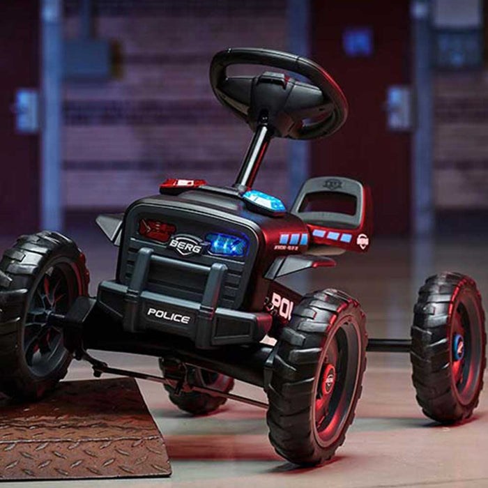 Berg Buzzy Police Kids Pedal Powered Go Kart | Lights and Sirens
