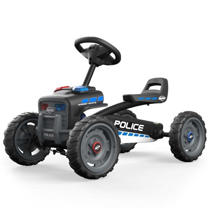 Berg Buzzy Police Kids Pedal Powered Go Kart | Lights and Sirens