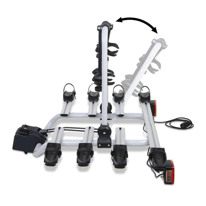 Stand Tall Tow Ball Car Mount Bicycle Carrier | Black & Silver