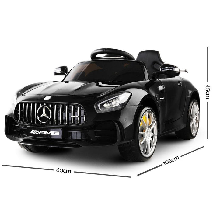 Mercedes Benz AMG GT R Licensed Kids Ride On Car with Remote Control | Black
